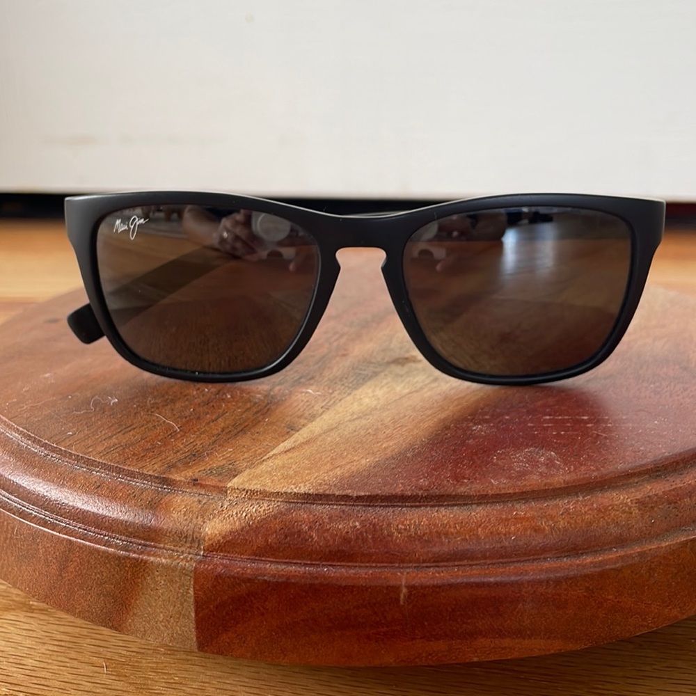 Men’s Maui Jim Black Longitude Sunglasses MJ762-2M